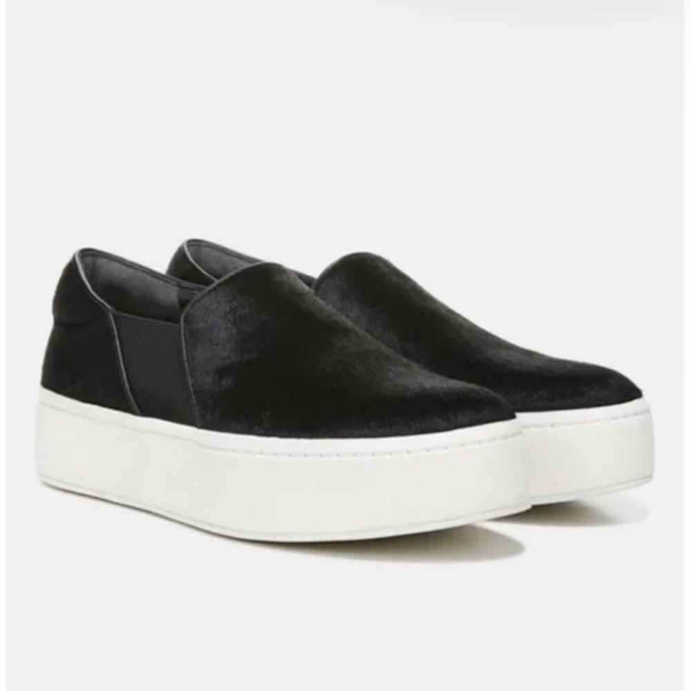 Vince Warren Pony Hair platform slip on sneakers